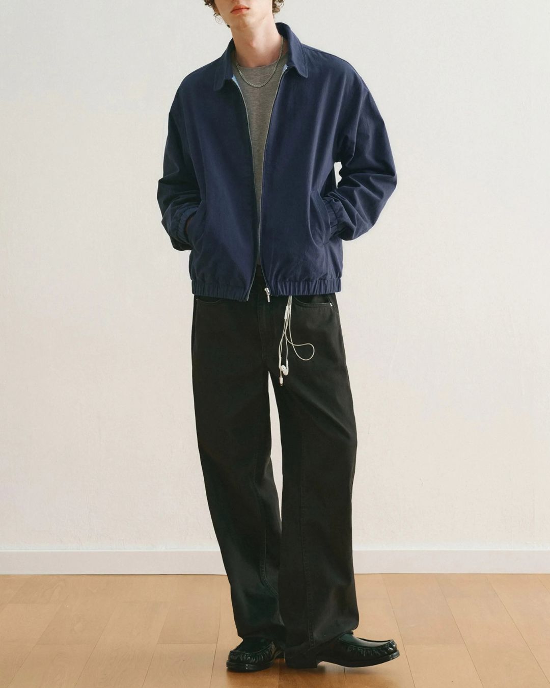 Washed Harrington Jacket　JK262
