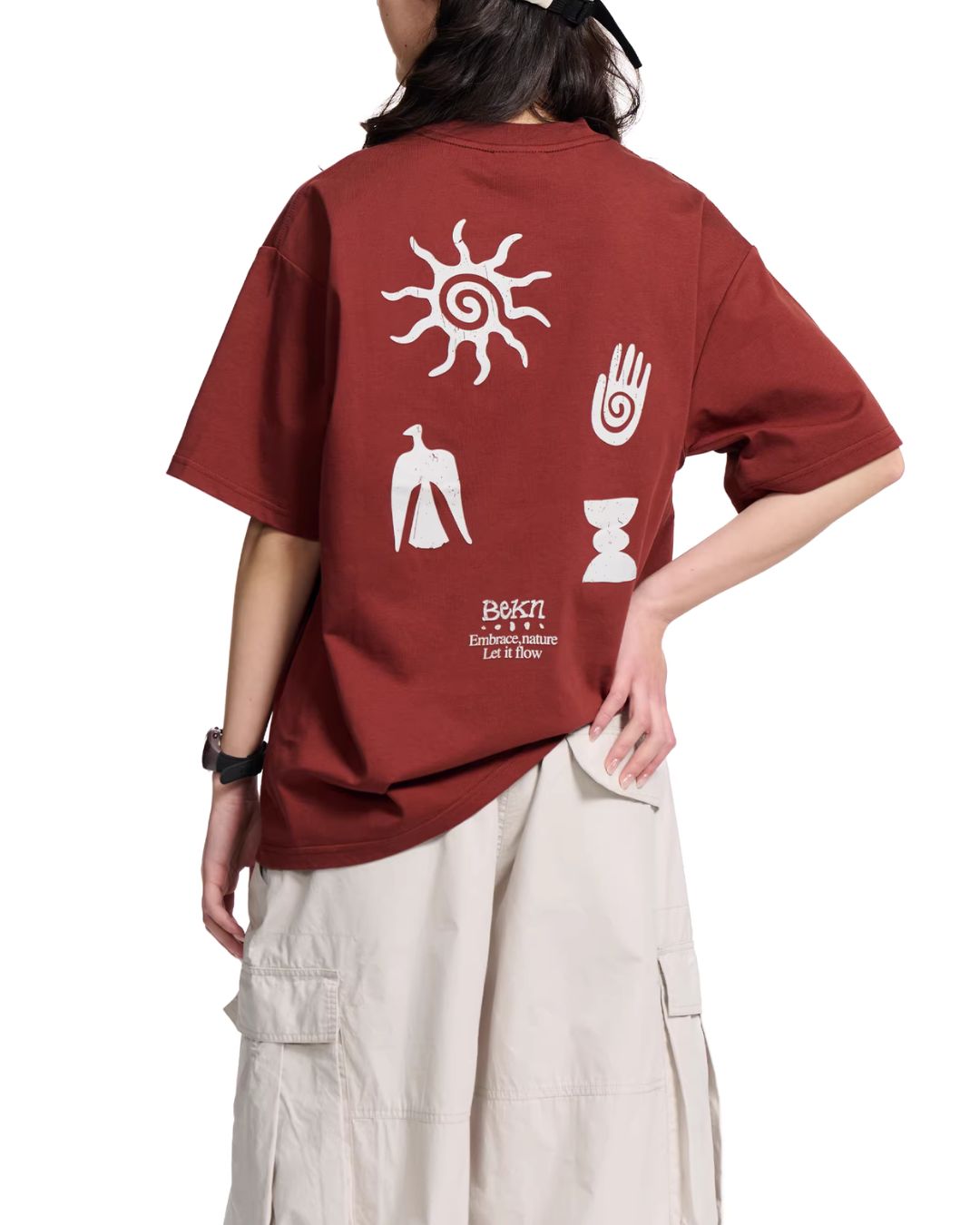 Retro Print Quick-dry T-shirt　ST179