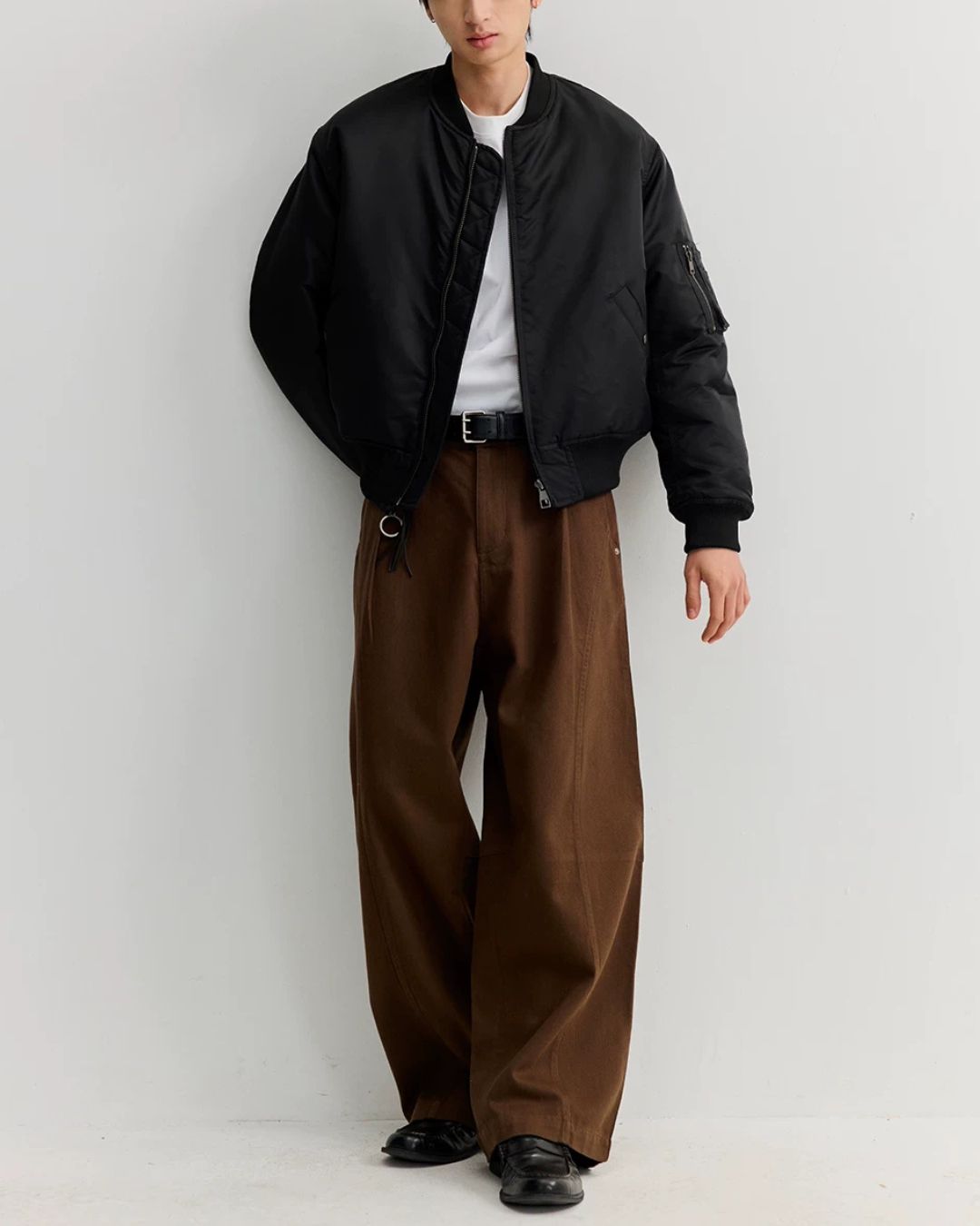 Lyocell-blend Curved Pants　WP113