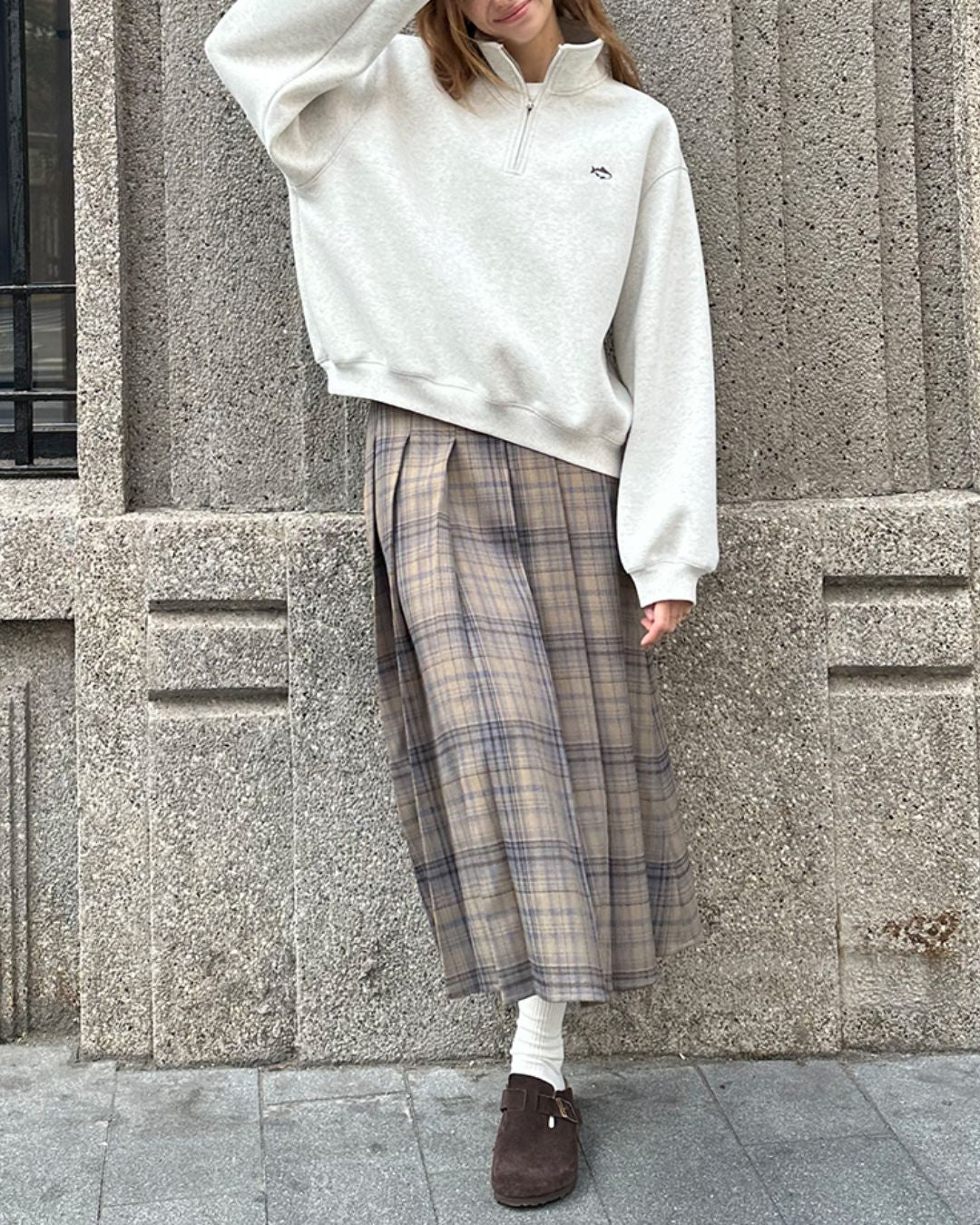 Half-Zip Sweat Pullover　SW091