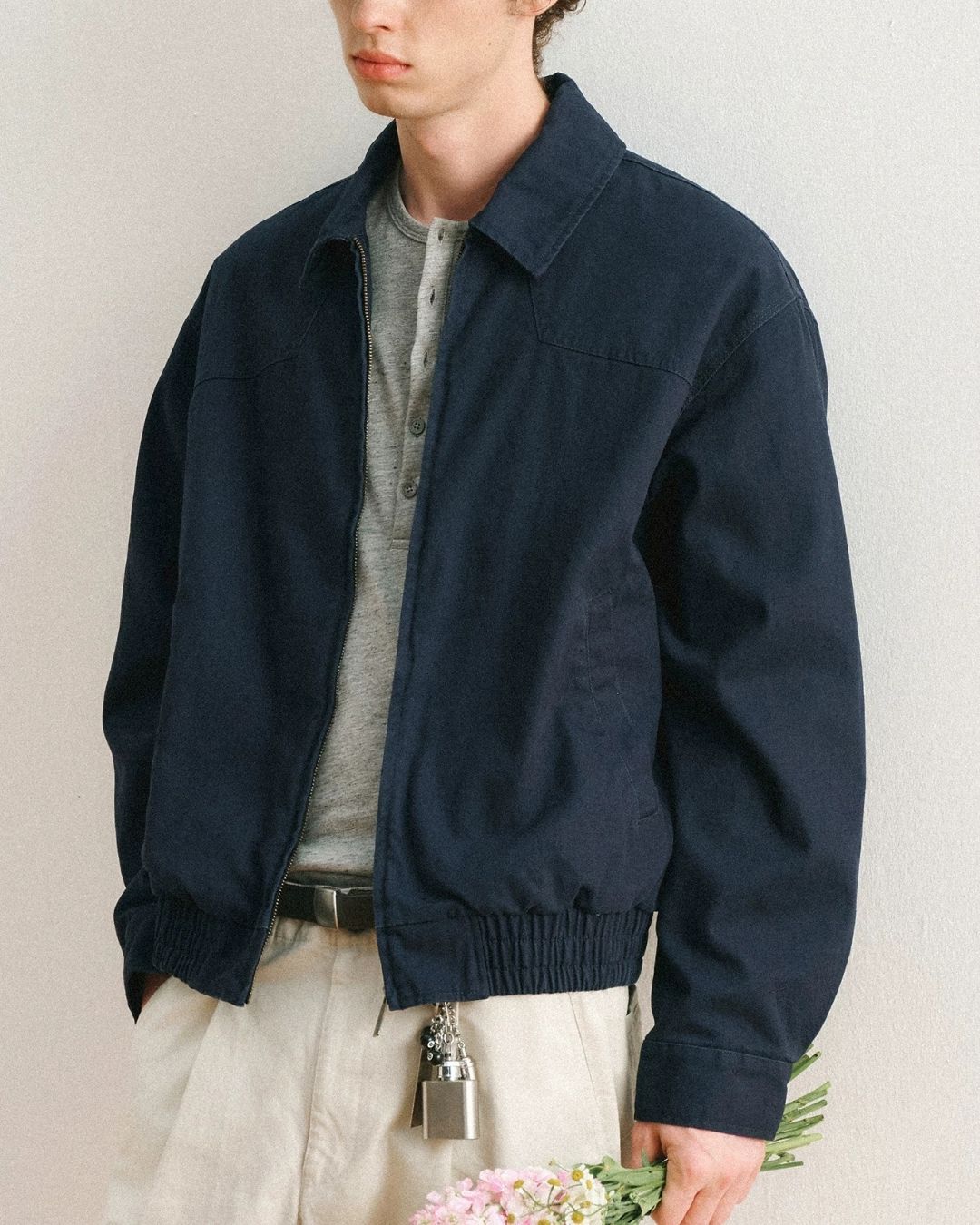 Vintage Wash Zip Jacket　JK256