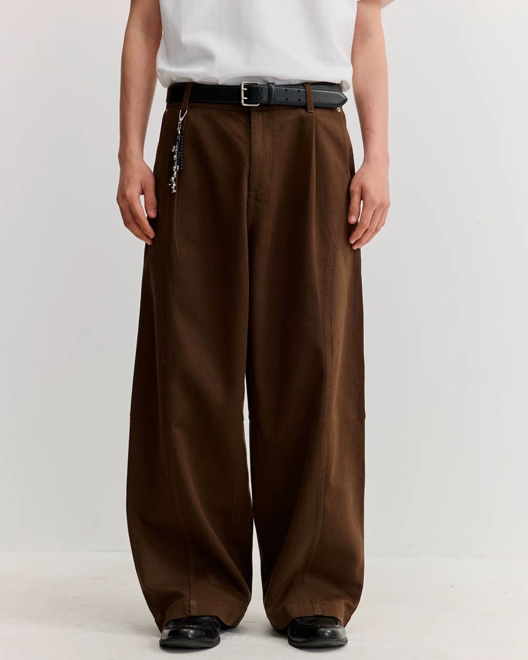 Lyocell-blend Curved Pants　WP113