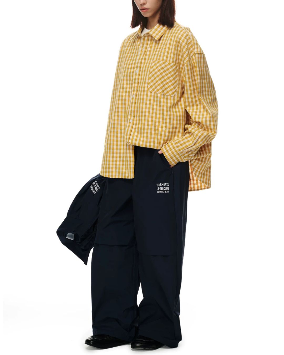 Panel Wide Track Pants　WP129