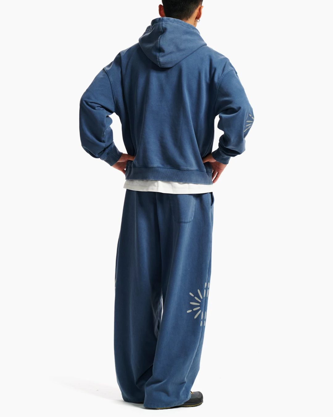 Washed Sunburst Sweat Pants　TP031