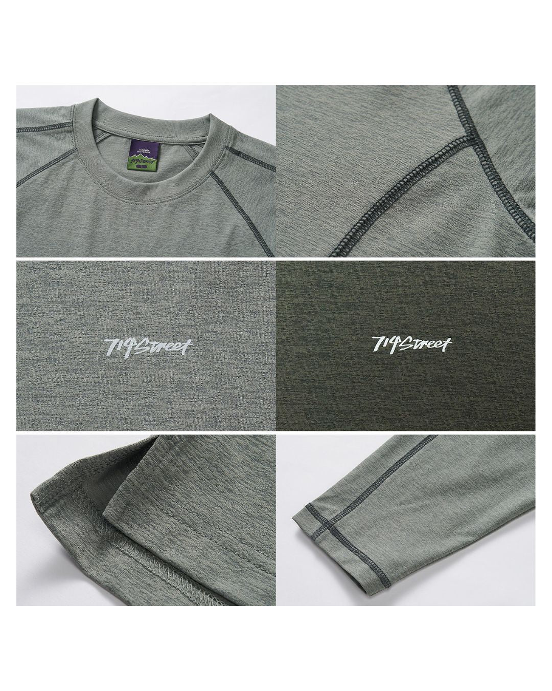 【10日以内お届け】Breathable Stitched T-shirt　LT080