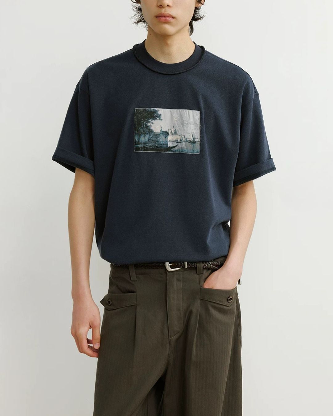 Landscape Painting T-shirt　ST197