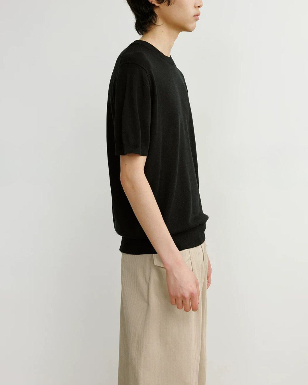 Relaxed Summer Knit T-Shirt　ST204