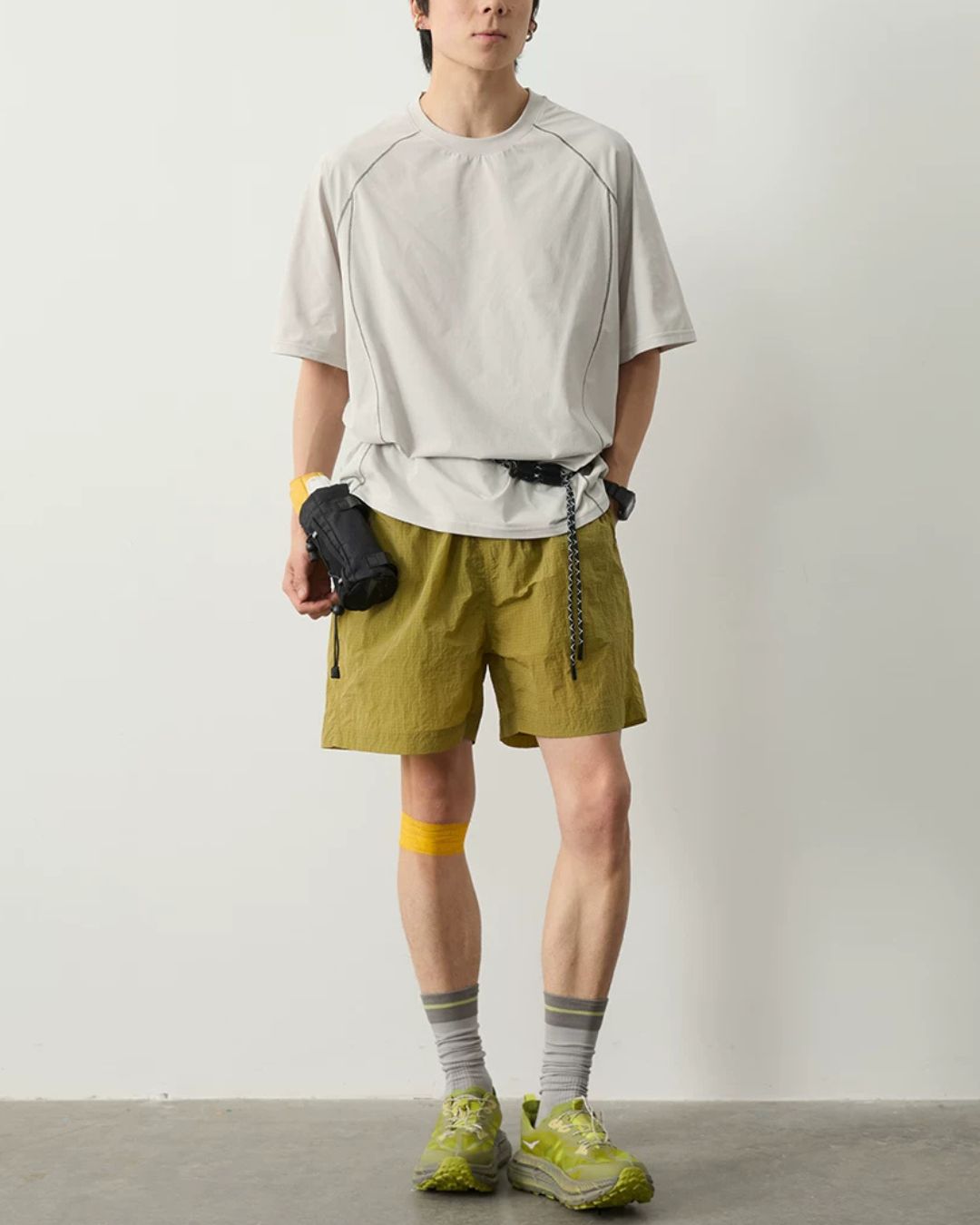Metallic Texture Waterproof  Shorts　SP071