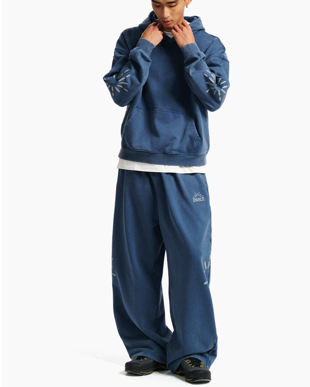 Washed Sunburst Hoodie　HD082