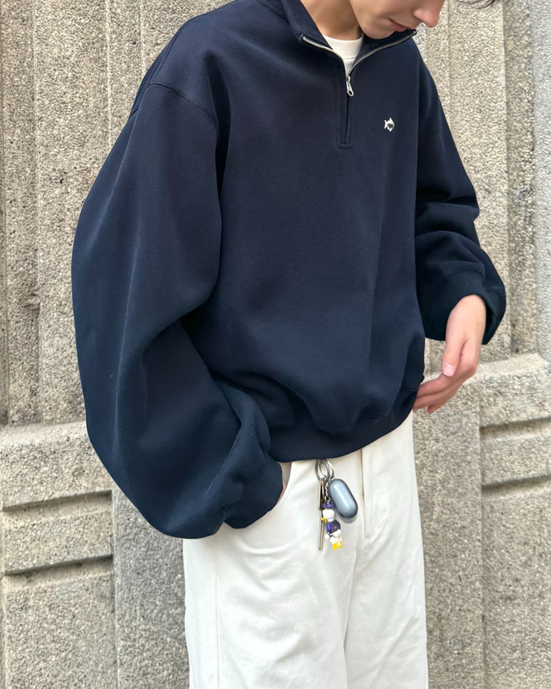 Half-Zip Sweat Pullover　SW091