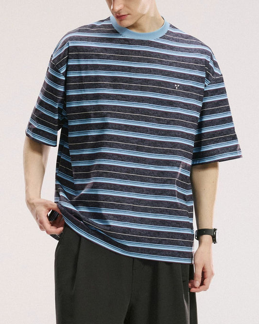 Variegated Border Dry T-shirt　ST189