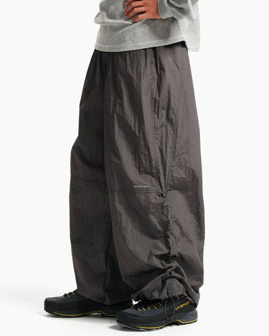 Nylon Shirred Wide Pants　WP117