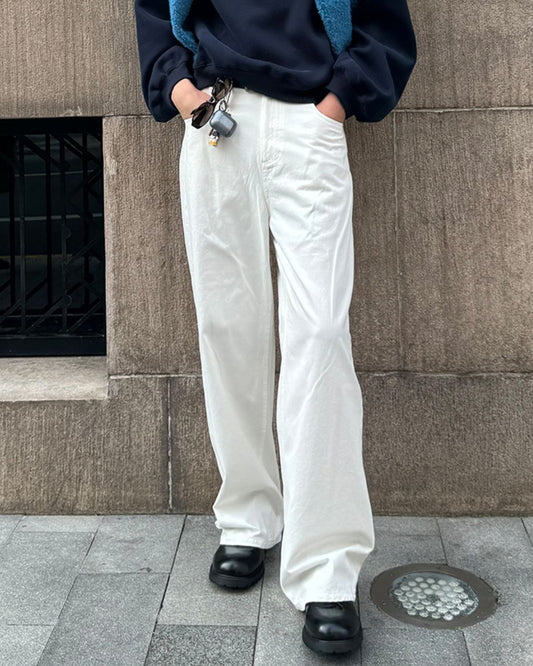 Cotton Basic Wide Pants　WP080