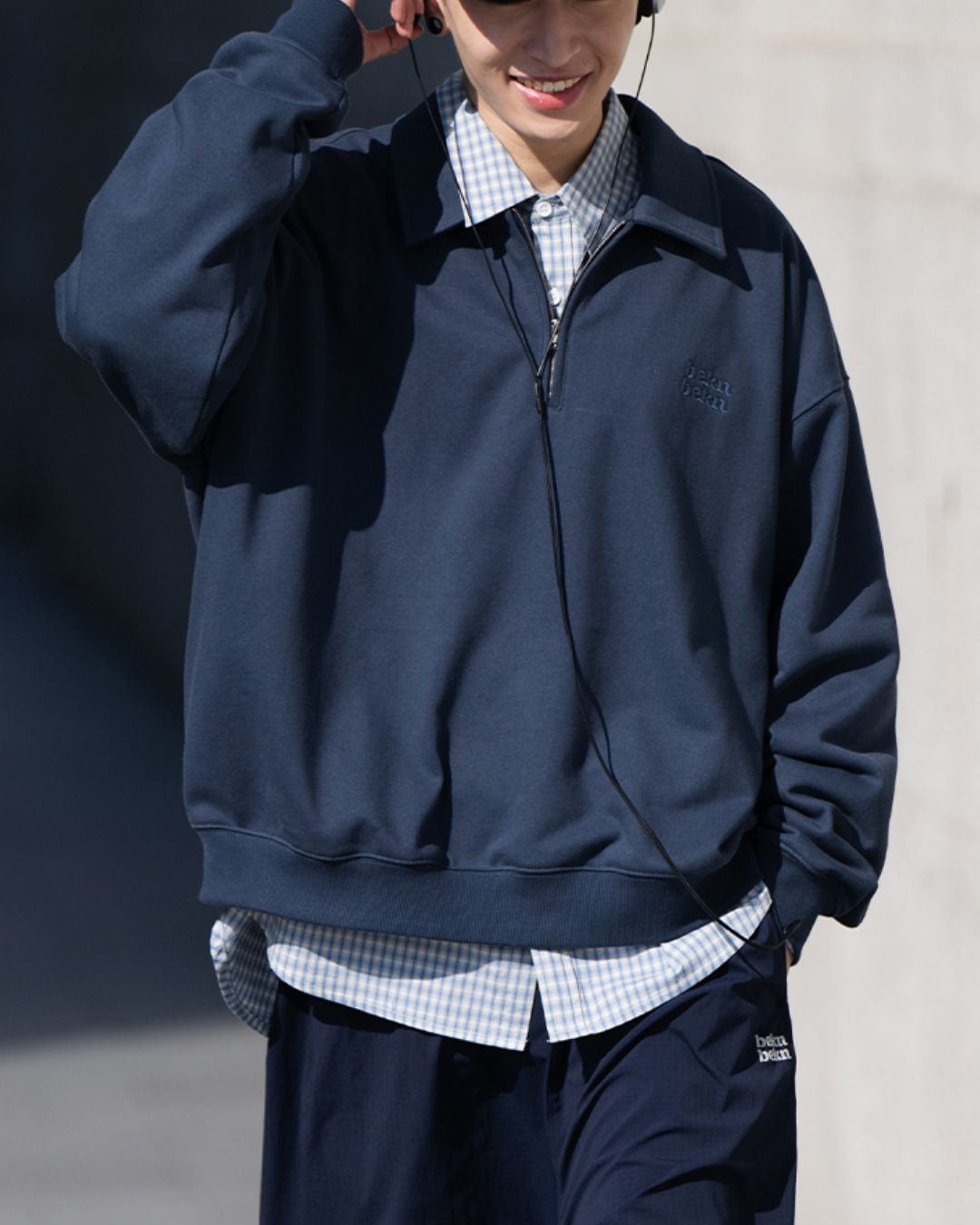 Half-zip Casual Pullover　SW094