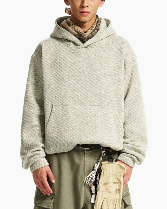 Textured Pullover Hoodie　HD084