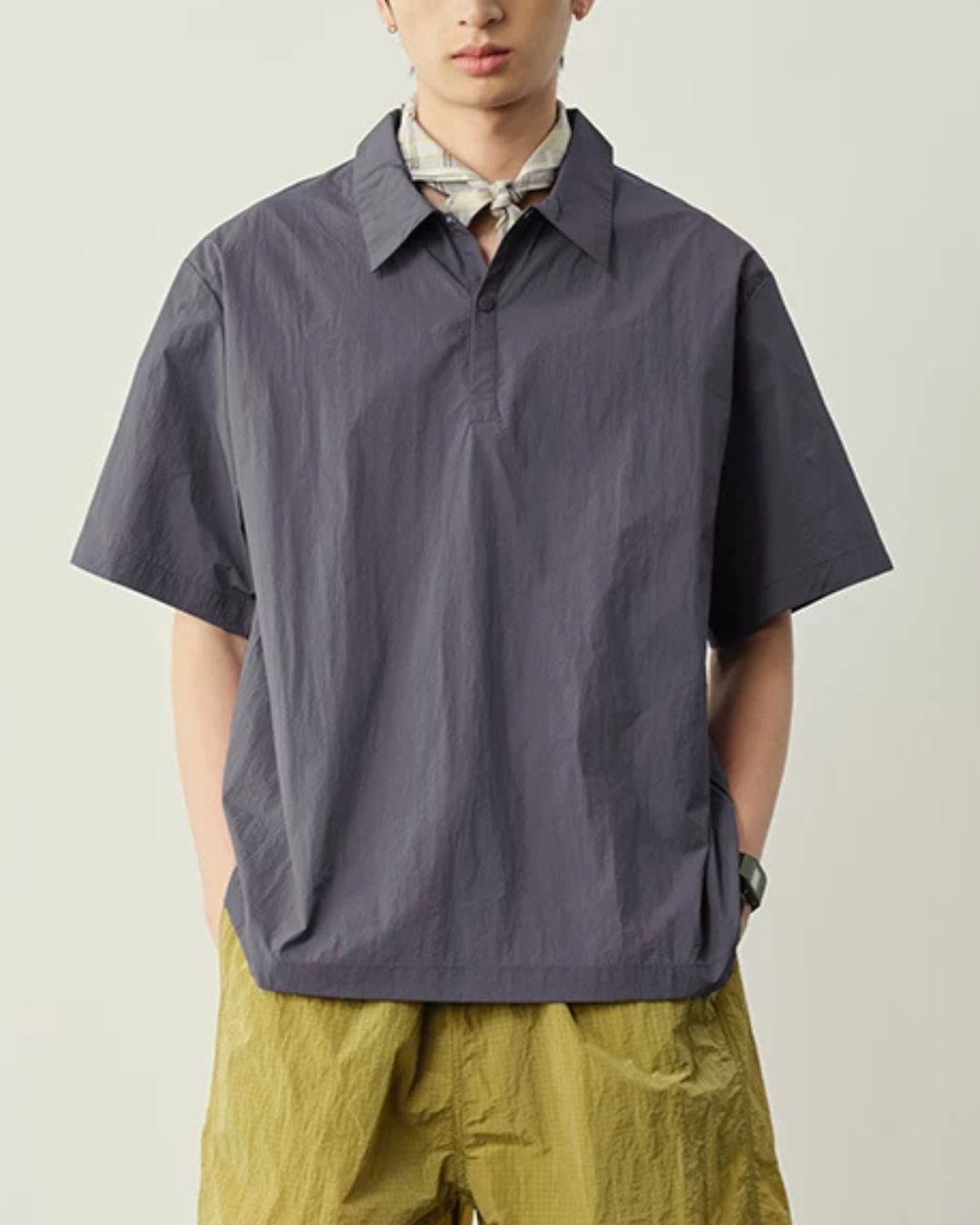 Half-Snap Button Shirt　SS081
