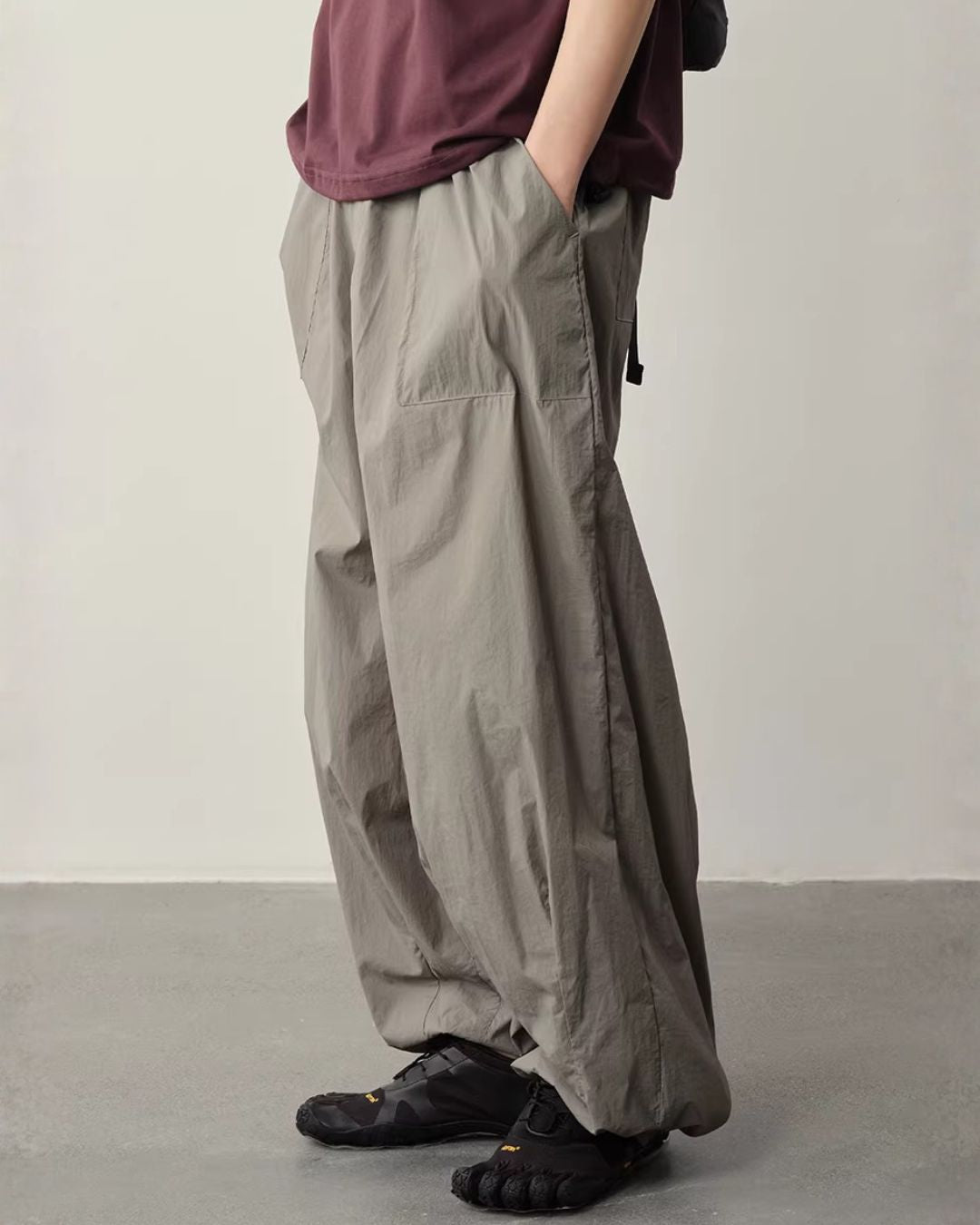 【10日以内お届け】Water-repellent Drawstring Pants　WP097