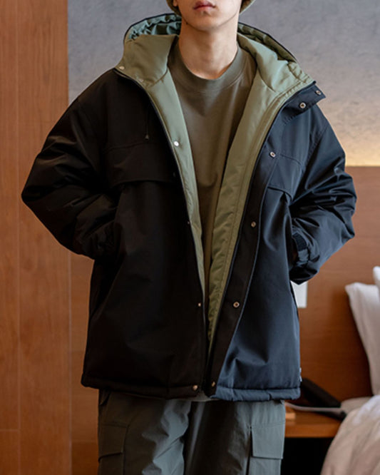 Padded Outdoor Hood Jacket　JK241