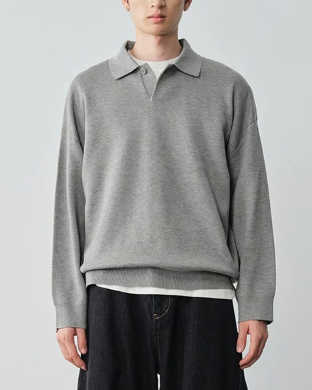 Relaxed Polo Knit　KN055