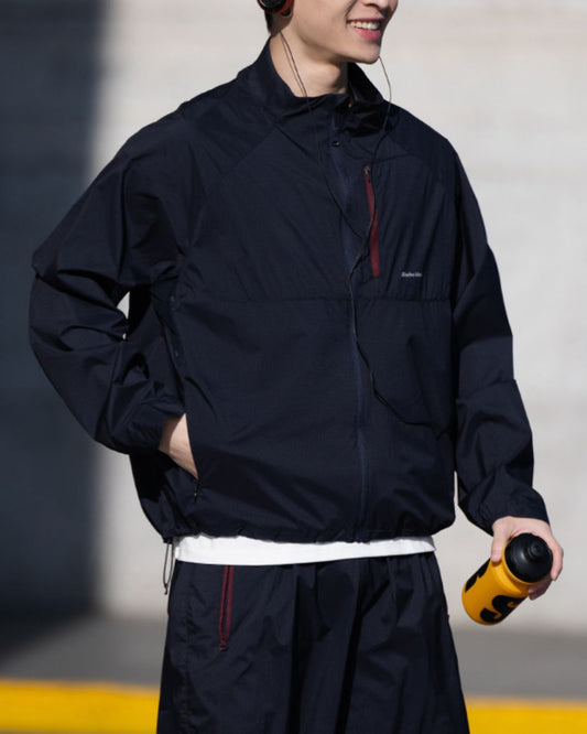 【10日以内お届け】Nylon Zip Pocket Jacket　JK250