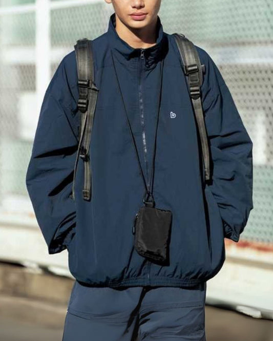 【10日以内お届け】Stand Collar Full Zip Jacket　JK236