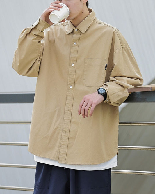 Cotton Simple Shirt　LS070