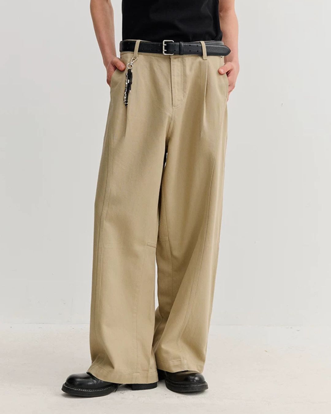 Lyocell-blend Curved Pants　WP113
