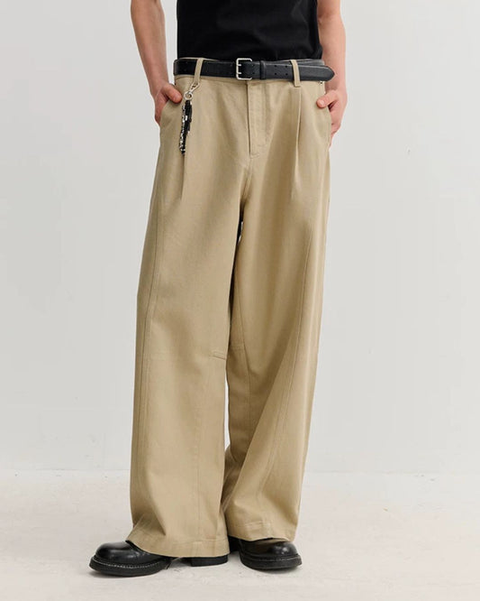 Lyocell-blend Curved Pants　WP113