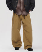 Tuck Wide Curved Pants　WP084
