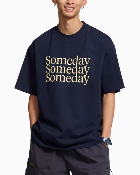 3-tier Logo Loose T-shirt　ST180