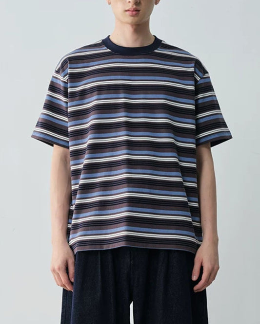 Color-blocked Striped T-shirt　ST195