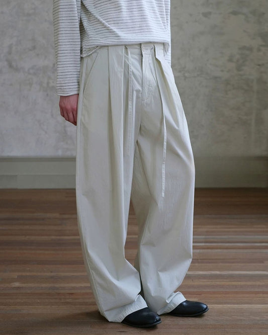 Casual Tuck Wide Pants　WP122