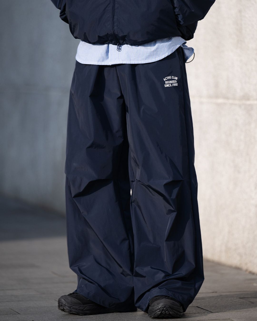【予約販売】Knee Dart Drawstring Pants　WP094