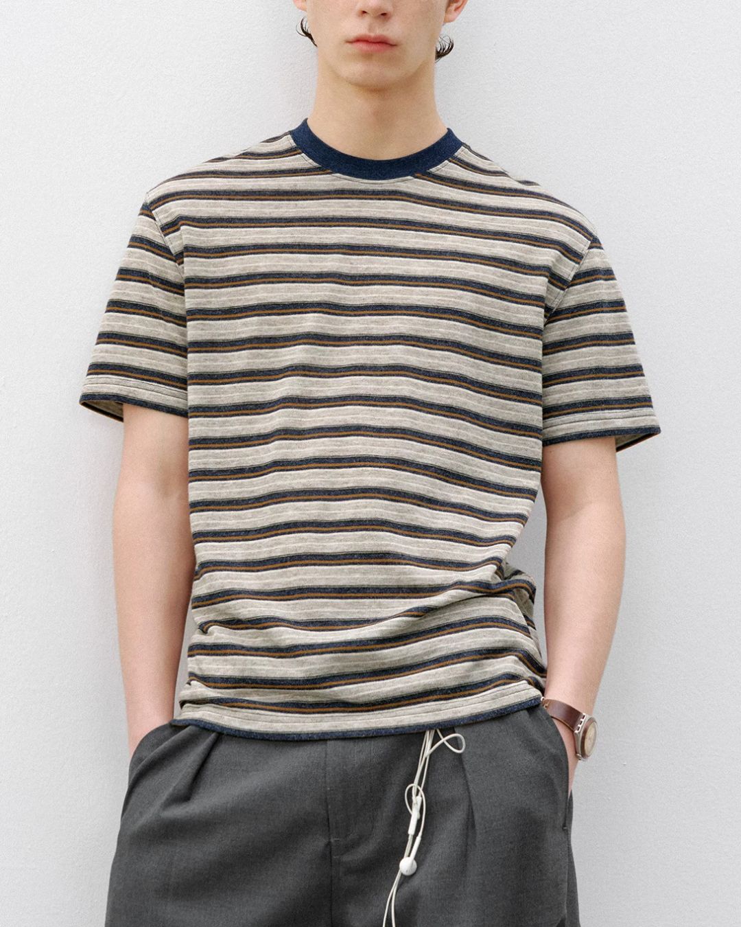 Vintage Multi-Border T-Shirt ST205 – prips