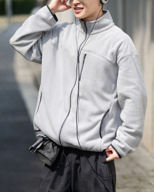 Chevron Fleece Jacket　JK243