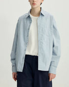 Light Blue Short-length Shirt　LS106