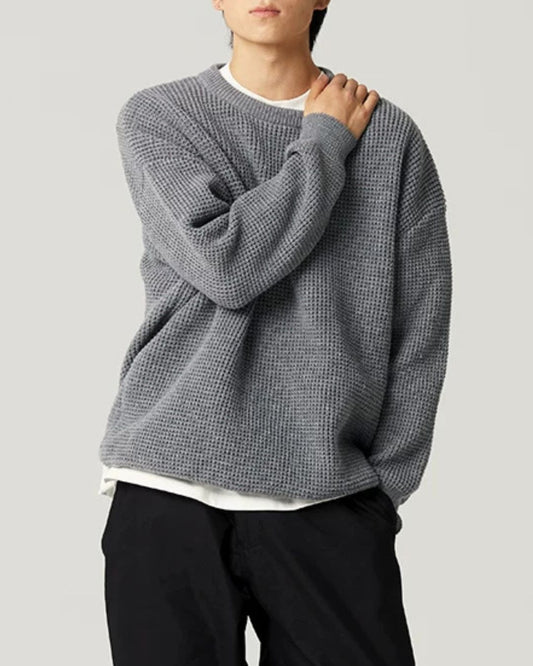 Waffle Crewneck Knit　KN057