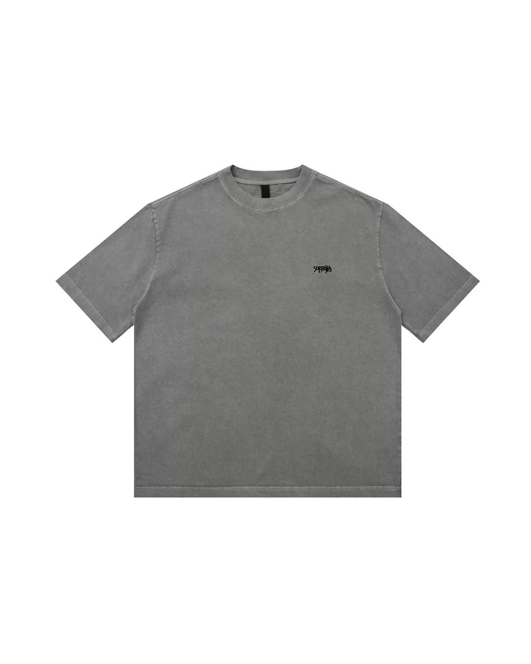 Washed Color One Point T-shirt　ST122