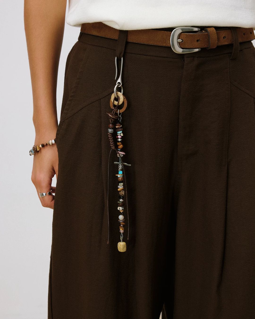 Earth-toned Natural Stone Strap　OR006