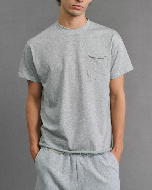 Roll-Hem Boxy T-shirt　ST218