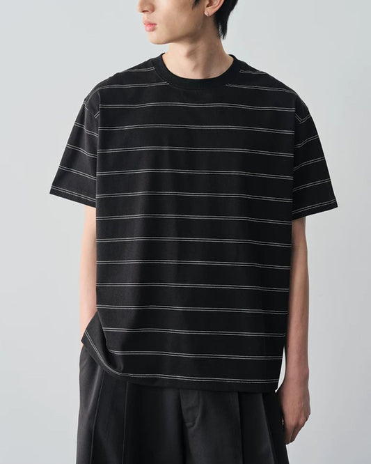 Double-border Crew Neck T-shirt　ST194