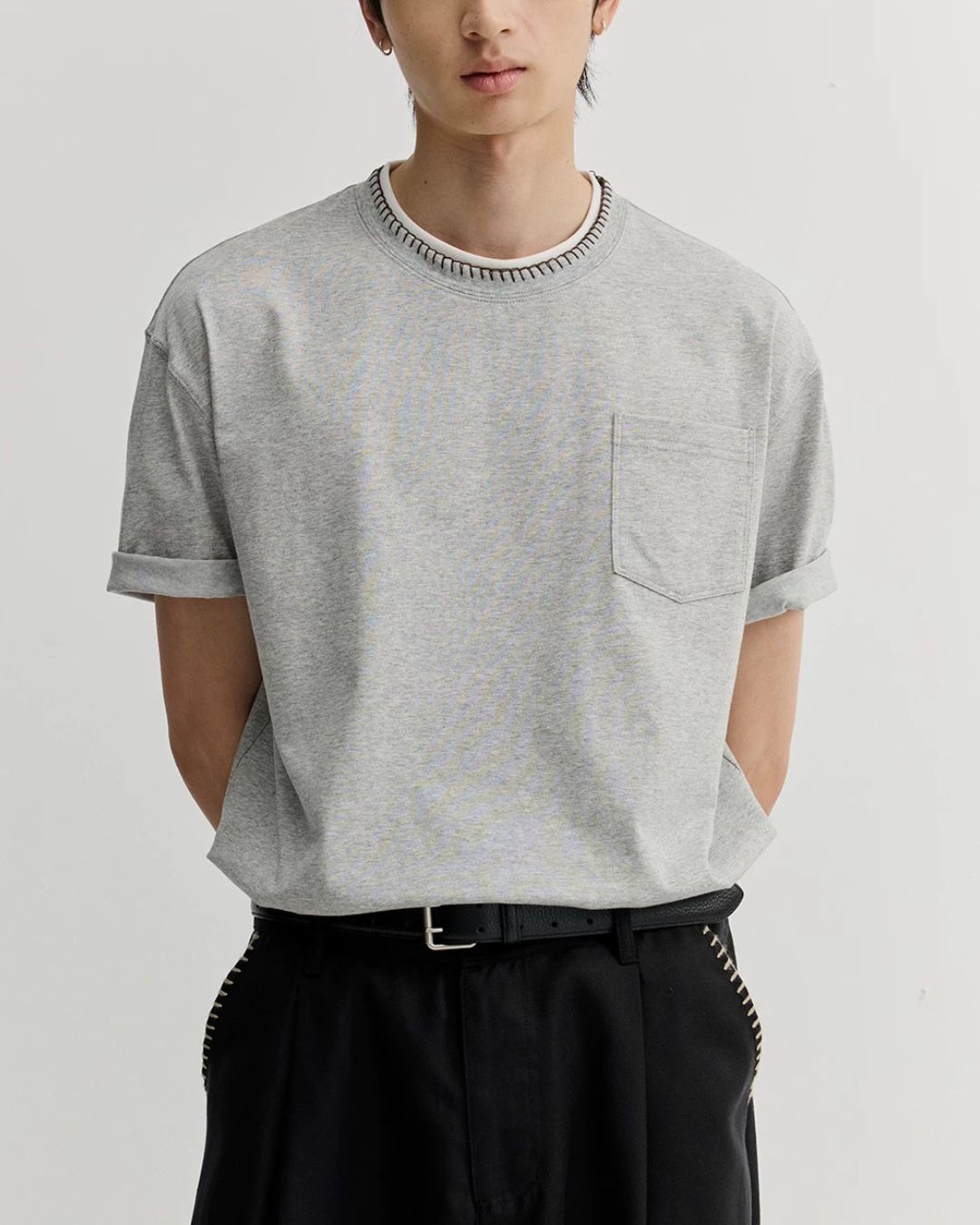 Contrast Stitch Cool T-Shirt　ST223