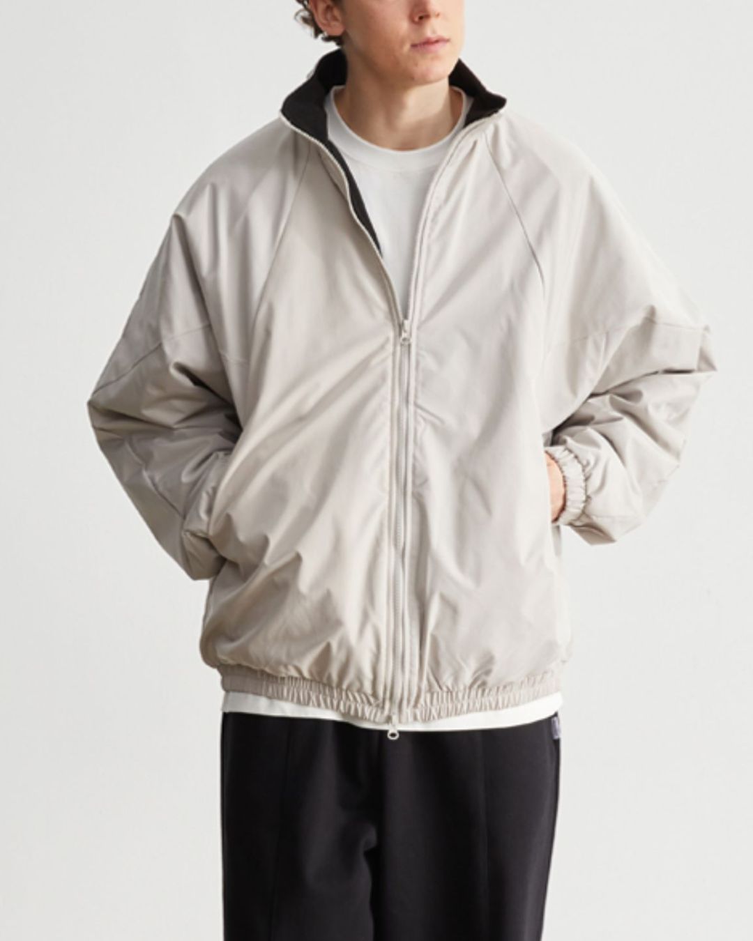 【10日以内お届け】Double Zipper Fleece Jacket　JK245