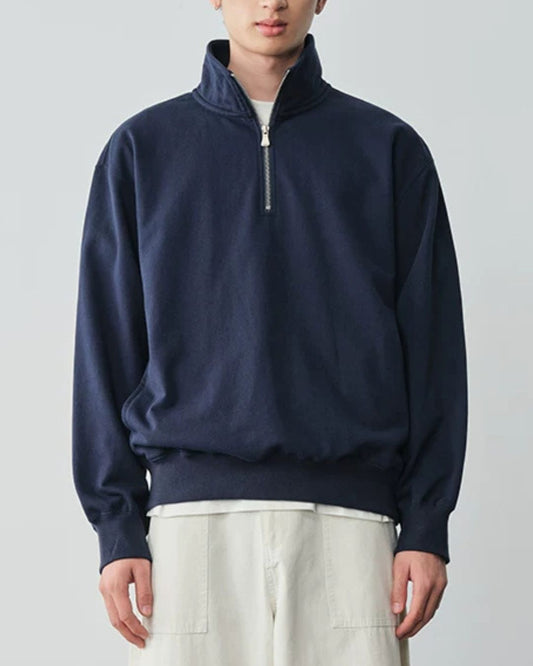Relaxed Half Zip Sweat　SW098
