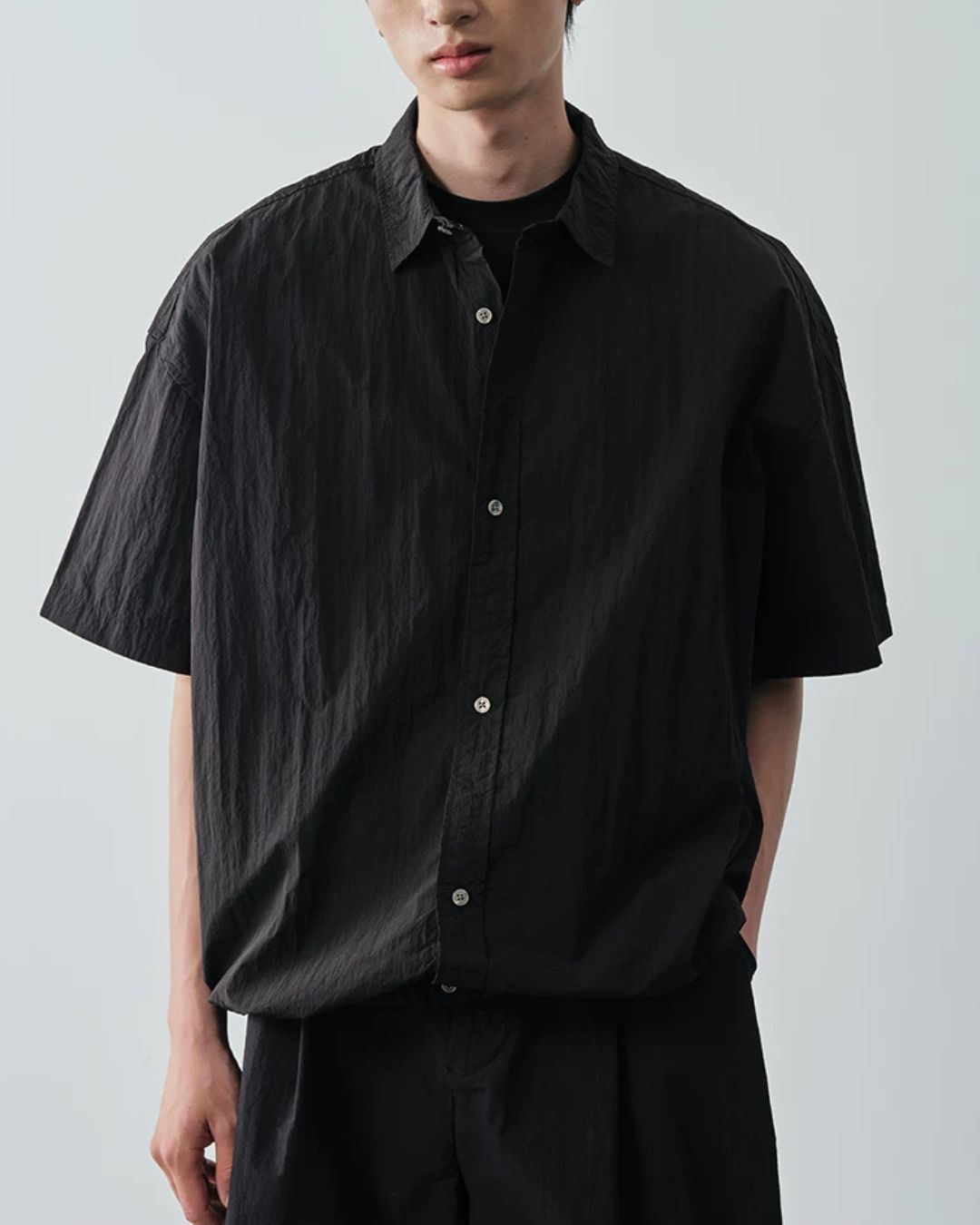 Drawstring Box Shirt　SS091