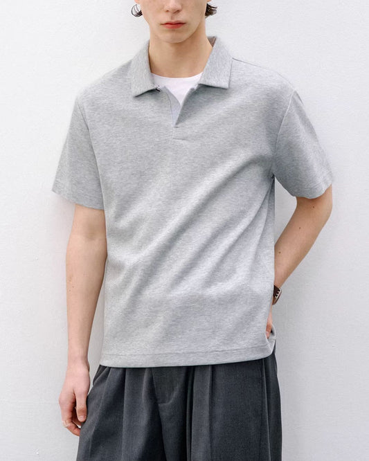 Seagull Collar Polo Shirt　SS077