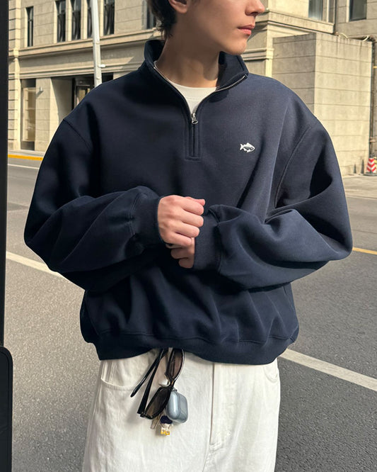 Half-Zip Sweat Pullover　SW091