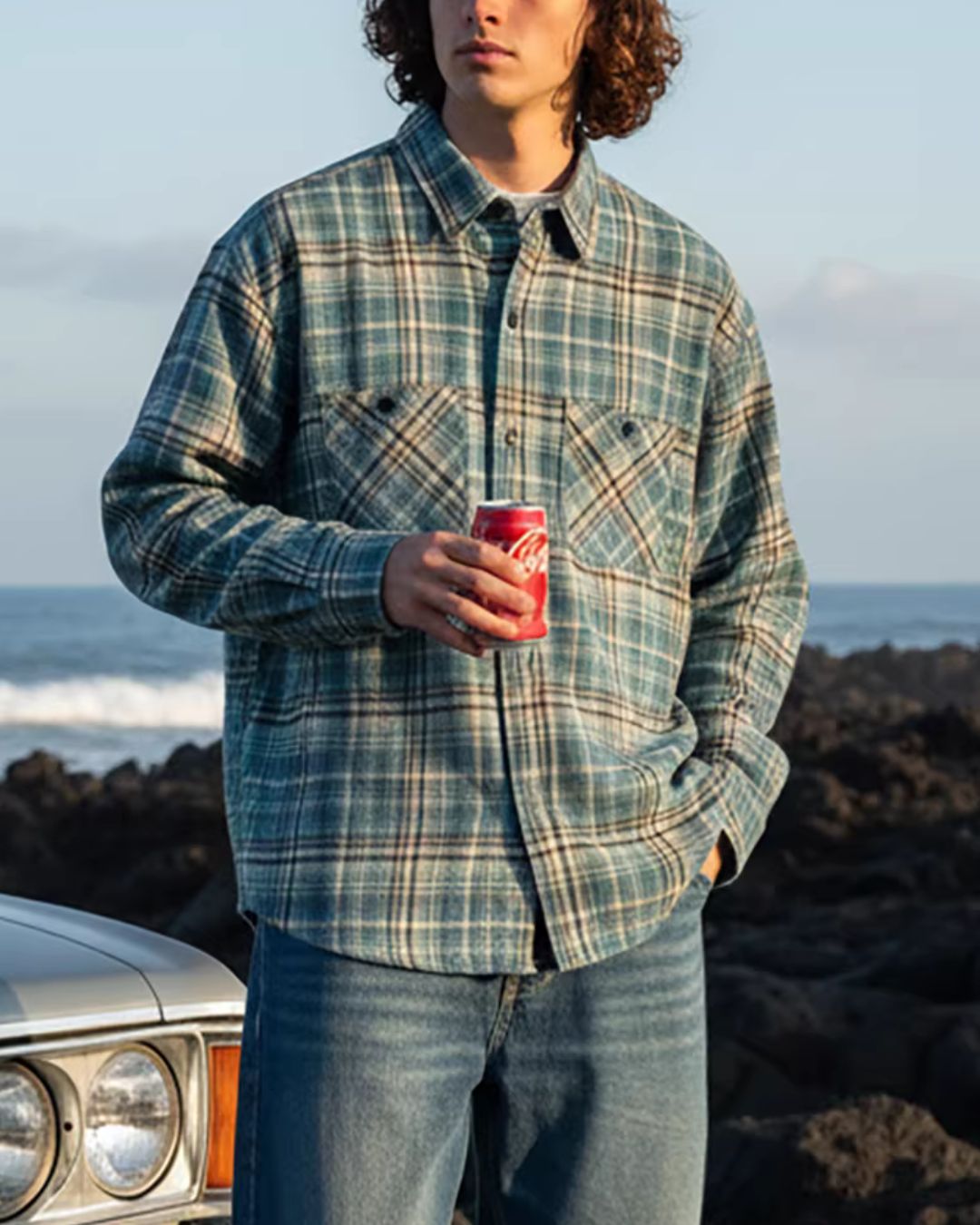 Checked Work Shirt　LS105