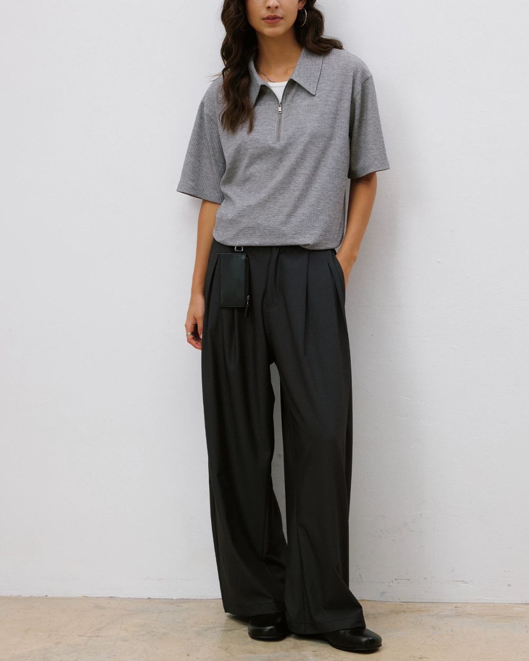 Pleated Cooling Slacks　SL002