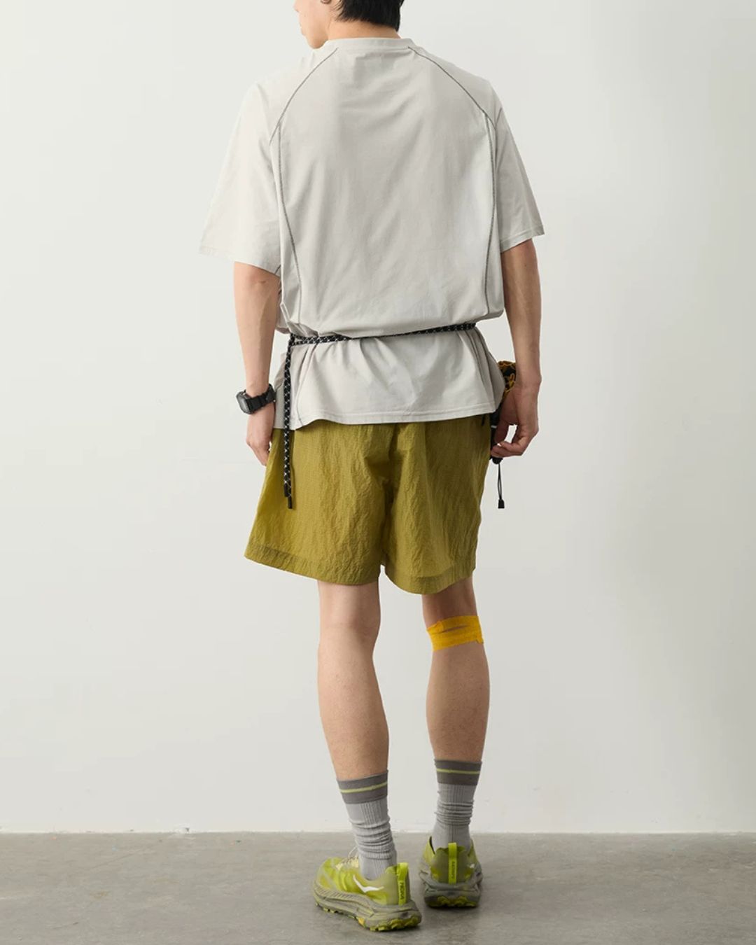 Metallic Texture Waterproof  Shorts　SP071